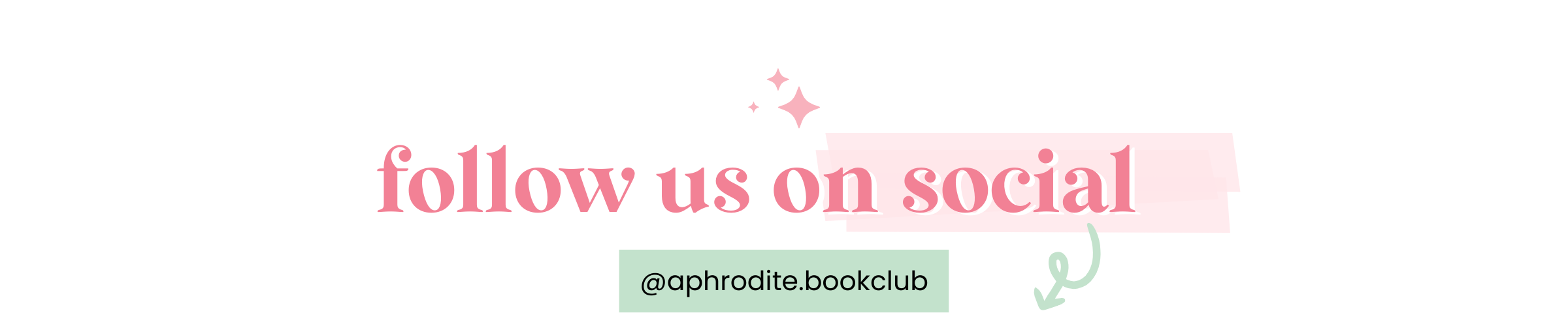 social media follow banner with @aphrodite.bookclub text on it