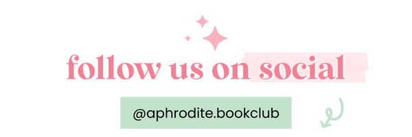 social media follow banner with @aphrodite.bookclub text on it